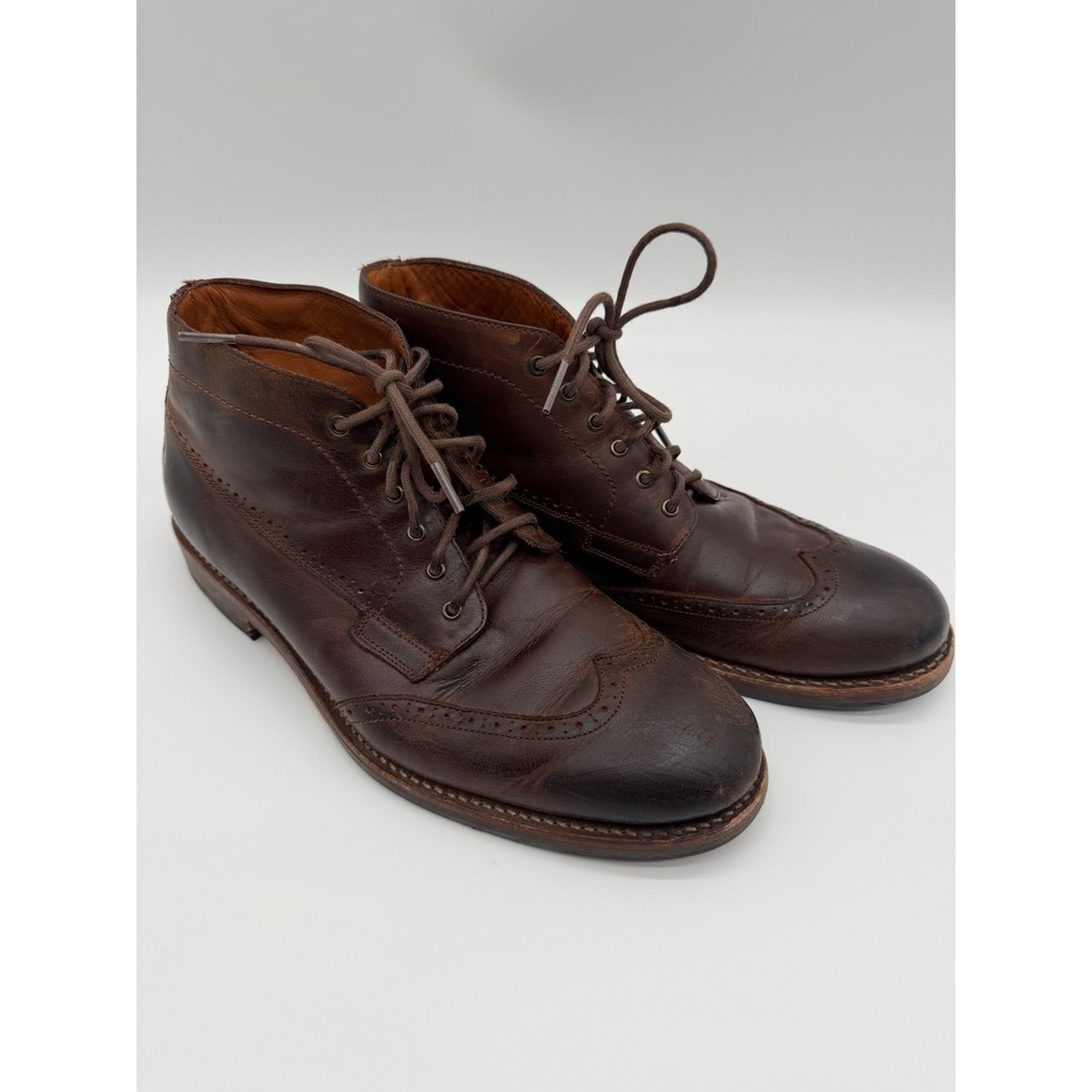 Wolverine 1000 Mile Mens Brown Leather Wingtip Chukka Boots W40384 Size 8 D